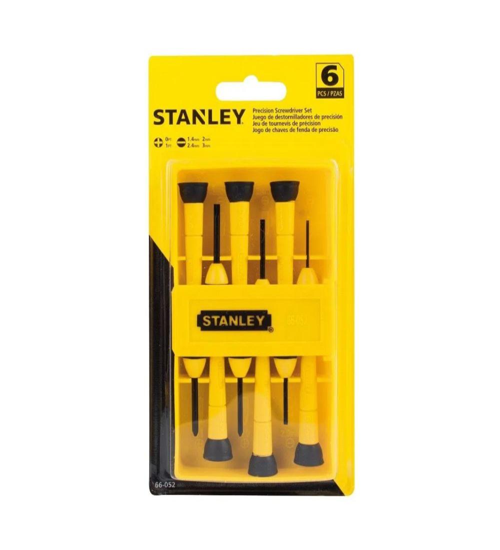 SET DESTORNILLADOR PRECISION STANLEY 66-6pz